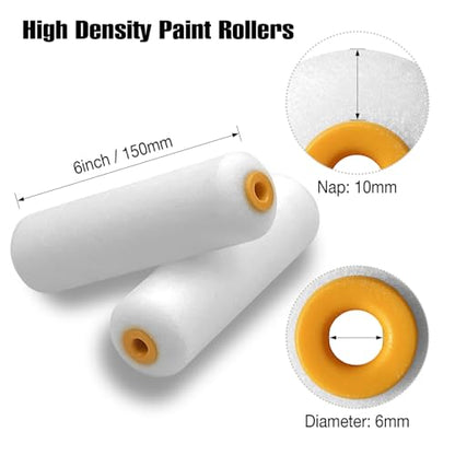 Foam Roller with 3 Paint Rollers
