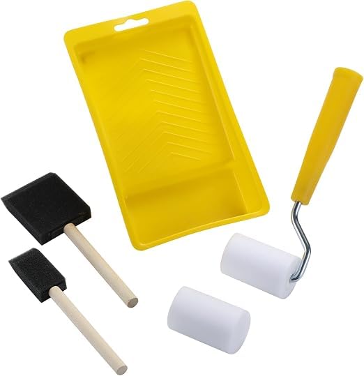 Sponge Paint Roller Kit with High-Density Foam Refill 2