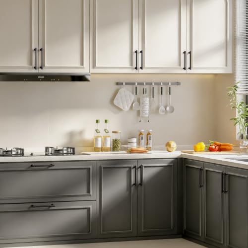 Goldenwarm 10 Pack 3 Inch Black Cabinet Pulls Modern Kitchen & Bathroom Hardware Heavy Duty Zinc Alloy Drawer Handles with Complete Screw Kit Consistent Finish for Whole-Home Renovations - color: Matte Black, size: 3 Inches Hole Center