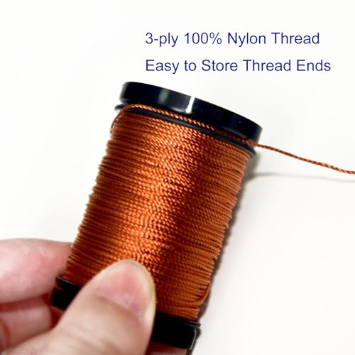 Extra Strong Repair Upholstery Sewing Thread Kit Including 5 Rolls Nylon Thread
