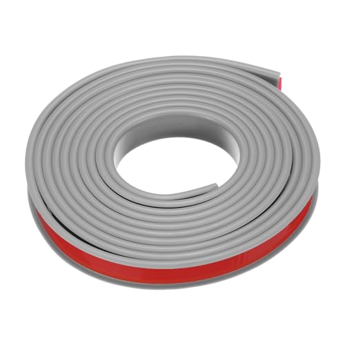 uxcell U-Shape Edge Banding, 9.8ft x 18mm TPE Self-Adhesive Veneer Edging, Plywood Edge Trim Flexible Furniture Edge Protector for Countertop Cabinet Shelf Repair Restoration (Grey) - color: Gray, size: 18mm