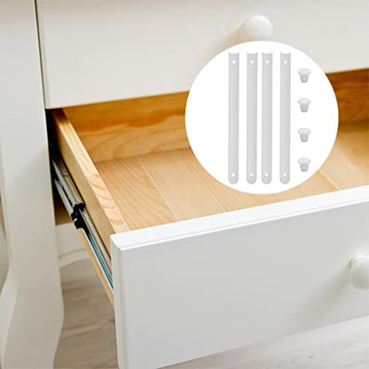 iplusmile Drawer Slides Heavy Duty Cabinet Slides 7.28 inch Drawer Replacement Parts with Accessories Side Mount Slides for Tv Cabinet Cupboard Repair - size: 2 Pairs - 18.5cm