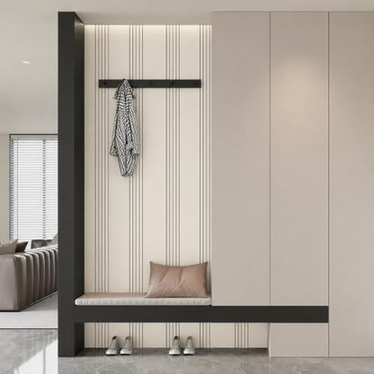 AMIGO Peel and Stick PVC Slat Wall Panel 118"x15.75" Self-Adhesive Thick Faux White Wood Grain Wallpaper Panel 3D Soundproof Wall Panels for Walls & Ceilings - color: White
