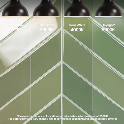 STICKGOO Herringbone Peel and Stick Backsplash, Olive Green, 10 Sheets - color: Olive Green, size: Pack of 10