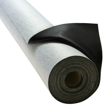 Vinyl Midnight Black 54" Wide 5 Yards Auto Home Commercial - color: Black Midnight, size: 5 Yards