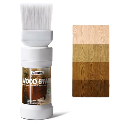 Wood Stain and Sealer in One - Teak - color: Teak, size: 6.35 Fl Oz