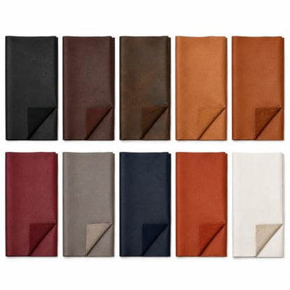 Reed Leather Hides - Cow Skins (8 inches X 11 Inches, Natural Finish Cow Leather) - color: Natural Finish Cow Leather, size: 0.6 Square Foot