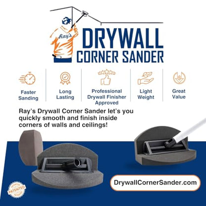 Ray's Drywall Corner Sander, 150 Grit - Male Connector - size: 150 Grit - Male Connector
