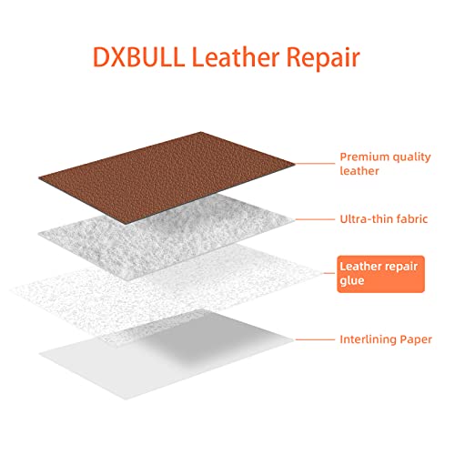 Leather Repair Kit, Large Vinyl Repair Patch for Couches Furniture - color: Dark Coffee, size: 23.6x78.7 inch