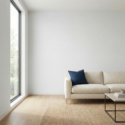 WADILE Grasscloth Peel and Stick Wallpaper 15.7in x 78.7in, Textured Contact Paper for Cabinets, Faux Linen Wall Paper Pull and Stick, Fabric Vinyl Wallpaper Self Adhesive White - color: White, size: 15.7" x 78.7"