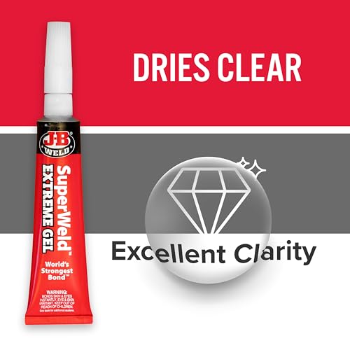 J-B Weld Superglue Gel 15g 2 Pack - SuperWeld Extreme Gel - size: 15g Gel - 2 Pack