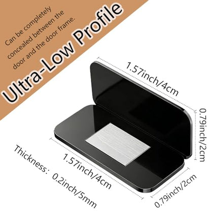 5 Sets Ultra Thin Magnetic Cabinet Catch,No-Drill Adhesive Drawer Magnets