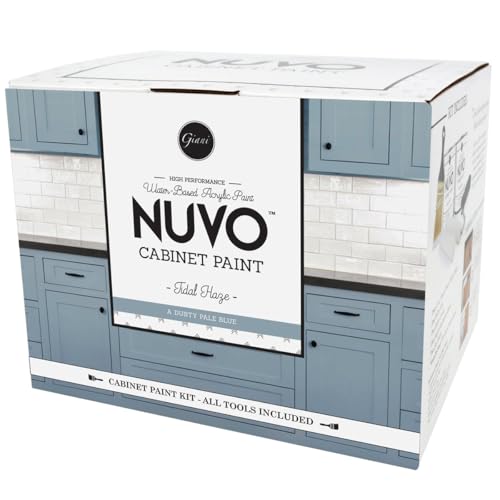 Giani Nuvo All-In-One Cabinet Paint Kit (Tidal Haze) - color: Tidal Haze, style: Full Sized Kit