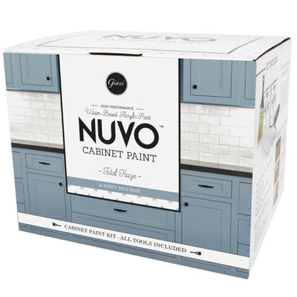 Giani Nuvo All-In-One Cabinet Paint Kit (Tidal Haze) - color: Tidal Haze, style: Full Sized Kit