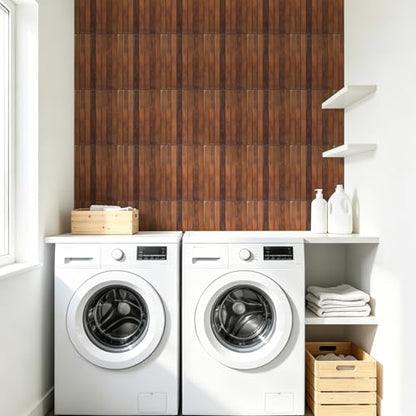WOWSTAR 10-Sheet Thickened Peel and Stick Backsplash for Kitchen, Back Splashes Stick on Tile, Waterproof Wall Tiles, Terracotta - color: Terracotta