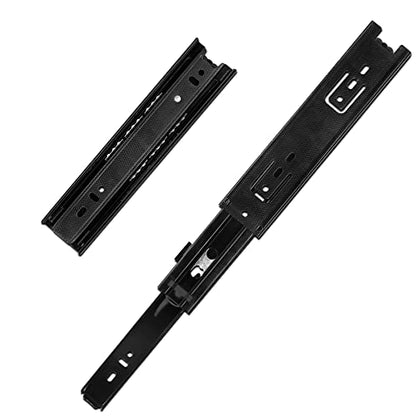 Drawer Slides 2Pcs 8 Inch, Undermount Heavy Duty Drawer Slides for Cabinets, Dresser Drawers, Slide-Out Keyboard Tray, Table Drawers, Shelves, Nightstand and So On