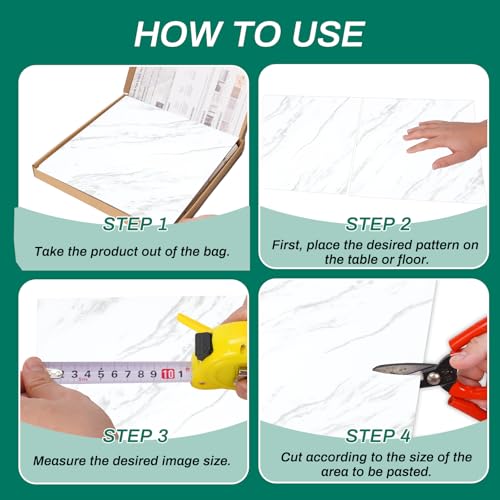 Peel and Stick White Wall Tiles for Backsplash 11.8" x 11.8", 12-Pack - color: White, size: 11.8" x 11.8" x 2.2mm