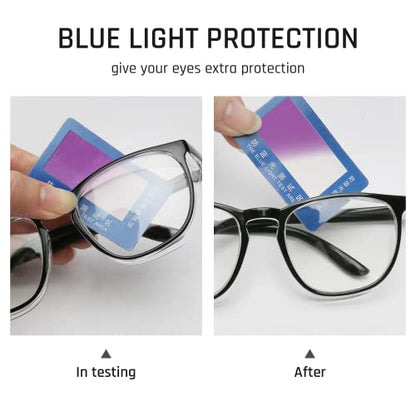 TOREGE Safety Glasses, Fashionable Protective EyewearWith Clear, Anti Fog Lenses - color: Black&clear Lens