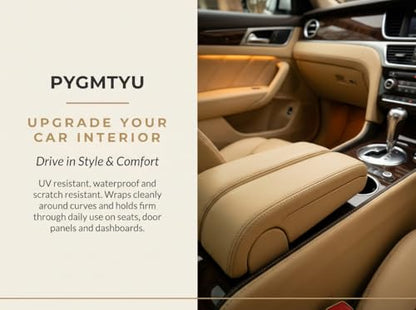 Matte Faux Leather Fabric, 54"x36" Soft Vinyl Faux Leather Sheets, Waterproof Upholstery Material for Boat Seats, Car Interior, Sofa Refurbish, DIY Bags, Phone Case, Hair Bows, Placemat