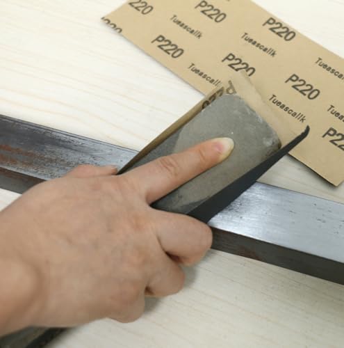 30Pcs 9 x 3.6 Inchs 220 Grit Wet and Dry Handmade Universal Sanding Sheets, Suitable for Woodworking Furniture/Automobiles/Metal/Lacquer Polishing Sandpaper - style: 220 Grit