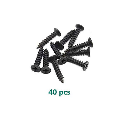 4 PC Flat Straight Brace Brackets,ULIFESTAR Stainless Steel Mending Bracket Plate Metal Shelf Support Fixing Joining Plate for Furniture,Wood,Shelves,Cabinet with Screws Black(50x100mm/2x3.94'') - size: 50 x 100 x 2 mm