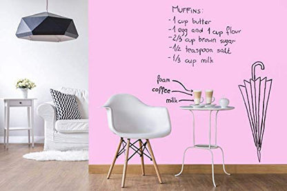 Chalkboard Blackboard Paint - Matte Finish [Pink] - (8.5oz Cover 32 sf) - color: Pink, style: 8.5oz Metal Can