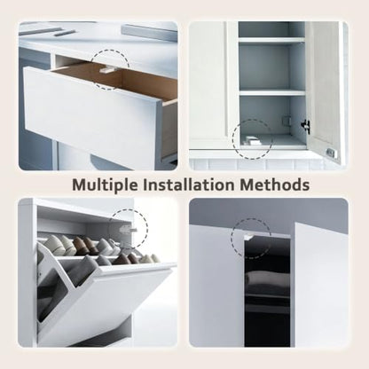 Push to Open Cabinet Hardware Magnetic Push Latch for Cabinet Drawer 2 Pack