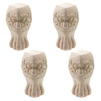 T Tulead Wooden Furniture Feet 150mm/5.9" Height, 4-Pack - size: Height:5.9"