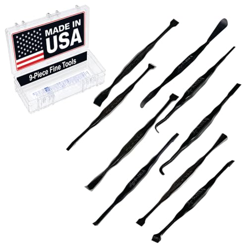Bojo Tools Scraping | Micro Prying | Multi-Tool Kit, Plastic, 9-Piece - size: Compact Scraping & Micro Prying F1 Kit
