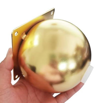 Golden Furniture Legs Round Metal Bun Feet Heavy-Duty Cabinets/Tables/Chairs/Sofa Feet, with Rubber Base Set of 4 (4.1 inch Large) - size: 4.1 inch Large