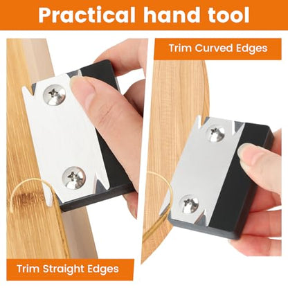 Mini Edge Banding Trimmer for Woodworking, Stainless Steel Edge Banding