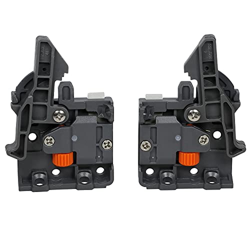 Pair of DTC Undermount Drawer Slide Plastic Front Locking Devices, Grey