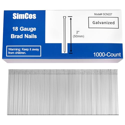 18 Gauge Brad Nails 2 Inch,1000-Pack - size: 2"--1000 PCS