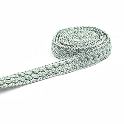 10 Yard 0.7 Inch Gimp Braid Trim, Blue - color: blue