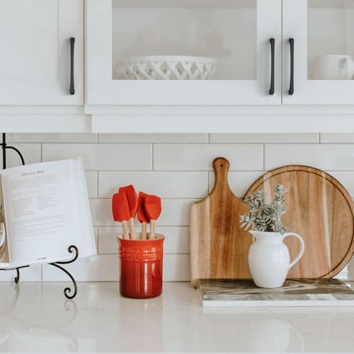 Asidrama 10 Pack 6 inch Matte Black Kitchen Cabinet Handles - color: Matte Black, size: 6" Hole Center(152mm)