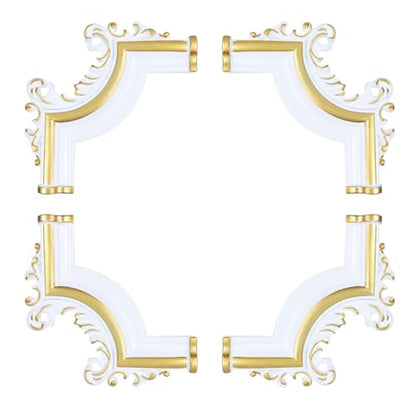 MY MIRONEY 4PCS PVC Appliques Onlays & Line Corners