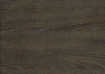 7-Piece Dining Set with 6 Upholstered Chairs, Brown,Driftwood - color: Brown,driftwood-a