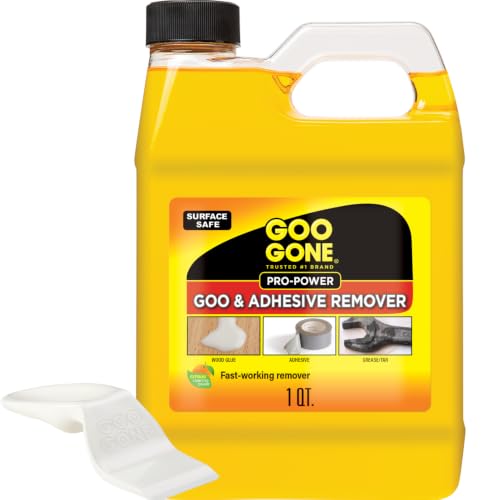 Goo Gone Pro-Power - 32 Ounce & Sticker Lifter - Professional Strength Adhesive Remover, Removes Stickers, Tape, Grease and More