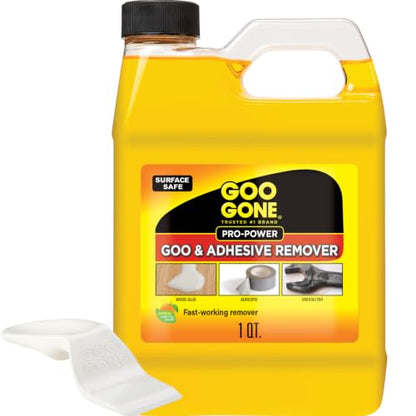 Goo Gone Pro-Power - 32 Ounce & Sticker Lifter - Professional Strength Adhesive Remover, Removes Stickers, Tape, Grease and More