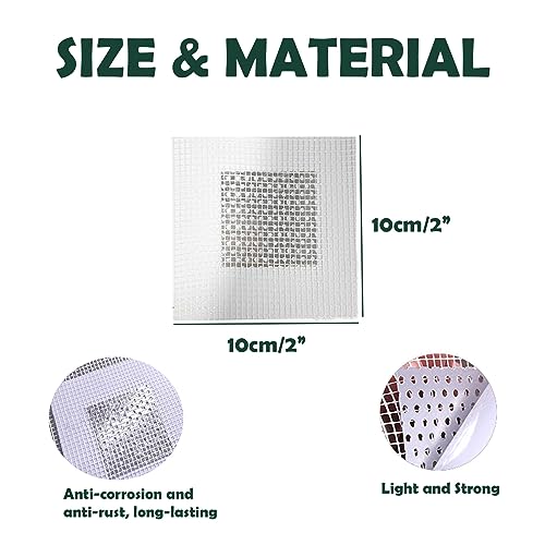 3 Pcs 2 Inch Wall Patch Repair,Drywall Repair Patch Self Adhesive Drywall Patch and Fiberglass Repair Kit,Heavy Duty Dry Wall Hole Repair Patch for Drywall Plasterboard,Plaster Dent Repair - size: 2 Inch