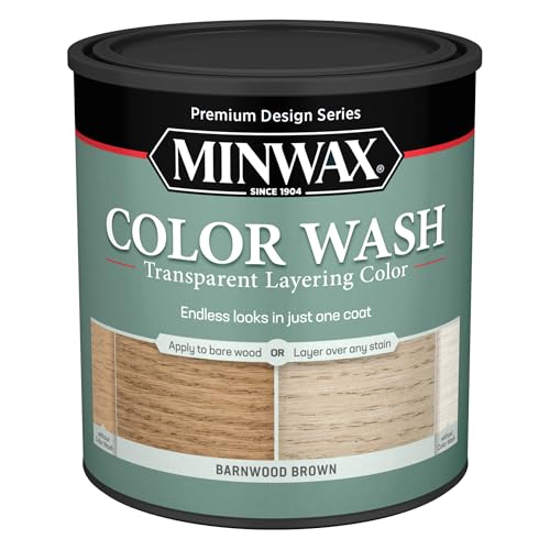 Minwax 404140000 Wash Transparent Layering Color, Barnwood - color: Barnwood Brown, size: 1 Quart (Pack of 1)