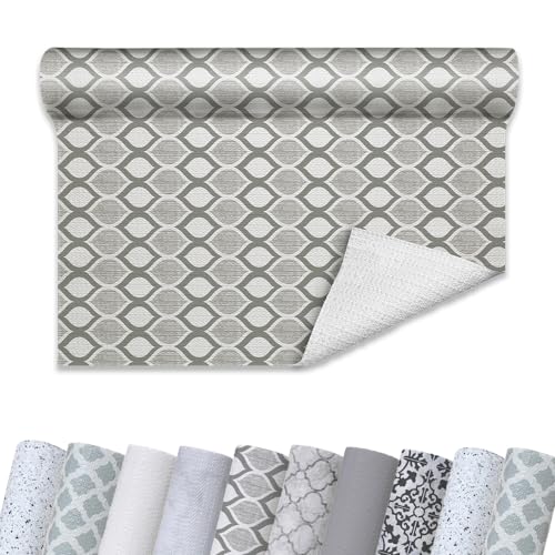 Con-Tact Brand Grip Prints Non-Adhesive Non-Slip Counter Top, Drawer/Shelf Liner, 12" x 20' (Savoy Stone) - color: Savoy Stone, size: 12"W x 240"L