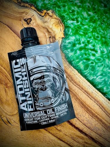 Atomic Finishes Classic Oil Finish – 1.5 oz | Premium Food-Safe Wood Oil - size: 1.5 Ounce