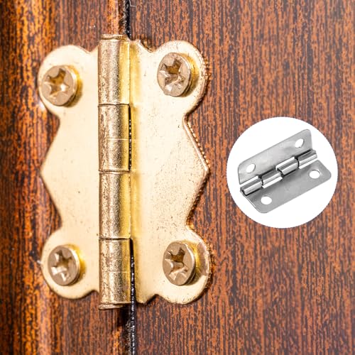 MECCANIXITY Butterfly Hinges 0.9" 180-Degree Mini Decorative Floding Hinges