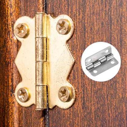 MECCANIXITY Butterfly Hinges 0.9" 180-Degree Mini Decorative Floding Hinges