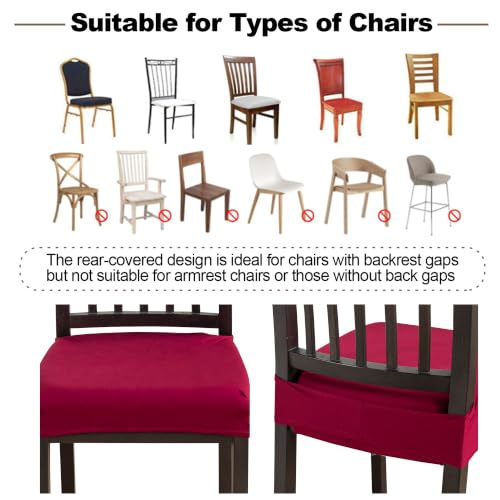 FUANGUI Dining Chair Covers Set of 2, Kitchen Chair Seat Covers - color: 03