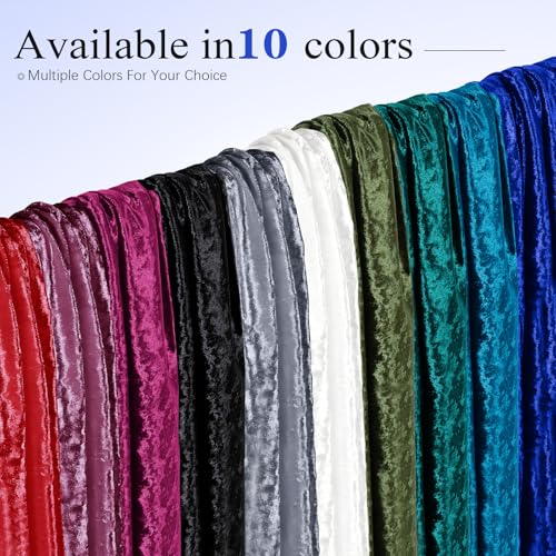 1 Yard 63" Wide Royal Blue Stretch Crushed Velvet Fabric - color: Royal Blue, size: 1 Yard