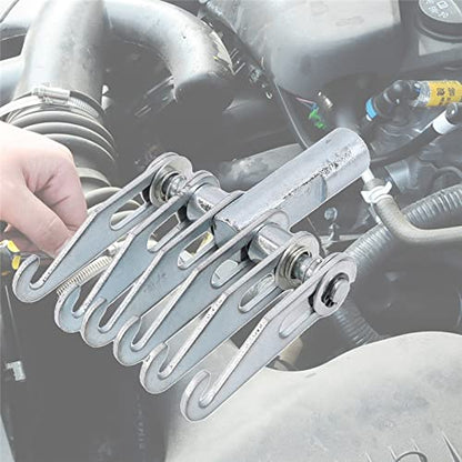6 Finger Metal Claw Dent Puller Tool, Heavy Duty 6-Claw Hook Auto Body Dent Repair Puller Adjustable M16 Thread Pulling Claw Paw for Slide Hammer Attachment Car Sheet Metal Repair - color: B-Claw