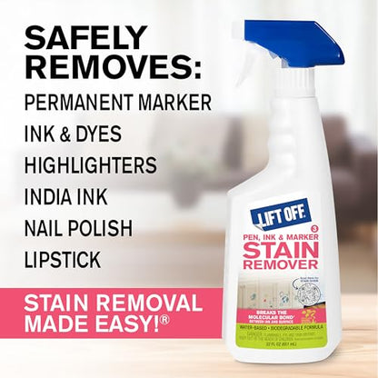 Lift Off Pen, Ink & Marker Stain Remover, 22 fl oz, 40901 - size: 22 Fl Oz (Pack of 1)