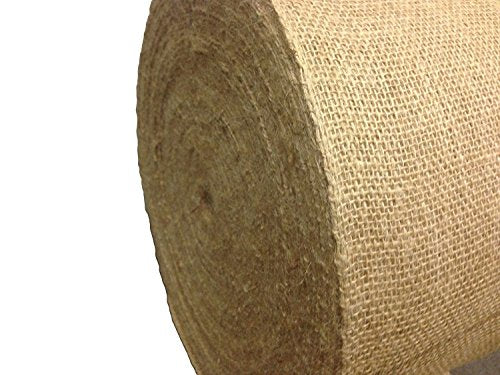 14" Wide 100% Natural Jute Upholstery Burlap Roll (50 Yards) - size: 50 Yards